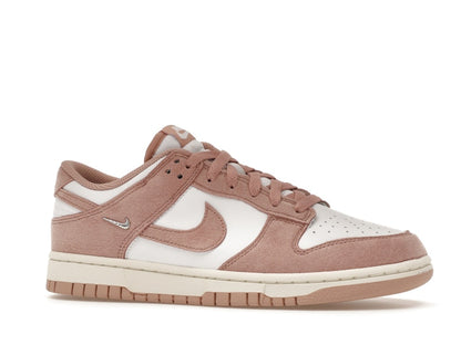 Nike Dunk Low Rose Whisper Gold Mini Swoosh (Women's)