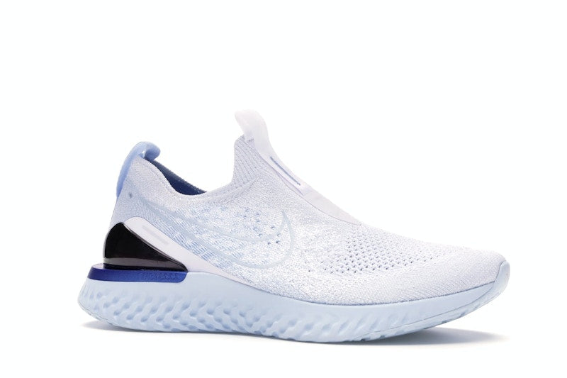 Nike Epic Phantom React Flyknit White Hydrogen Blue (Women's)