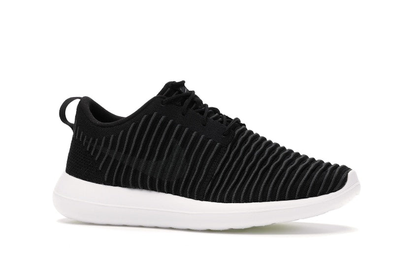 Nike Roshe Two Flyknit Black/Dark Grey-White-Volt