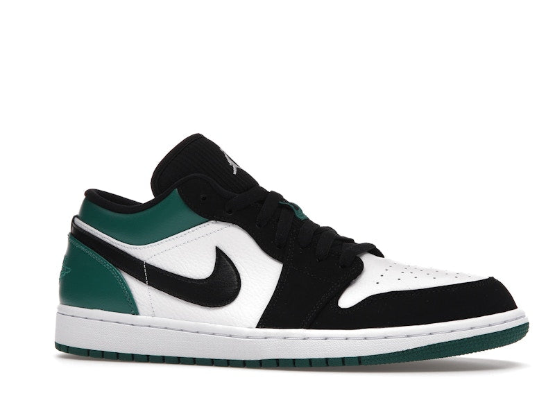 Jordan 1 Low White Black Mystic Green