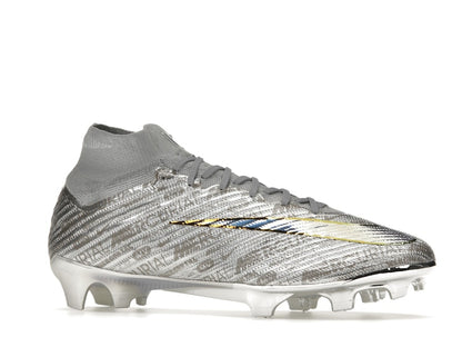 Nike Zoom Mercurial Superfly 9 Elite XXV SE FG Metallic Silver