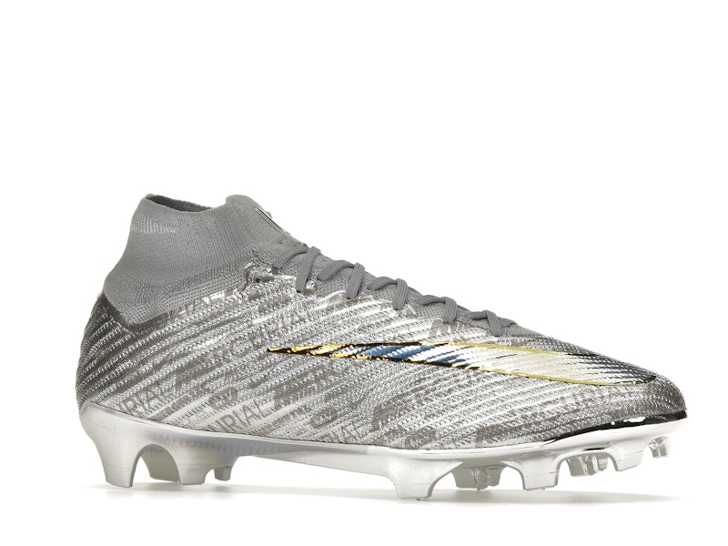 Nike Zoom Mercurial Superfly 9 Elite XXV SE FG Metallic Silver