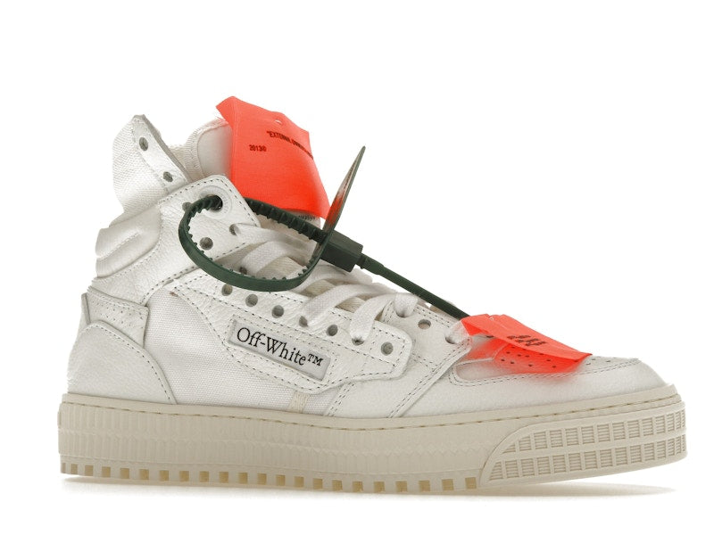 OFF-WHITE Off Court 3.0 Leather Canvas White White Orange (Women's)