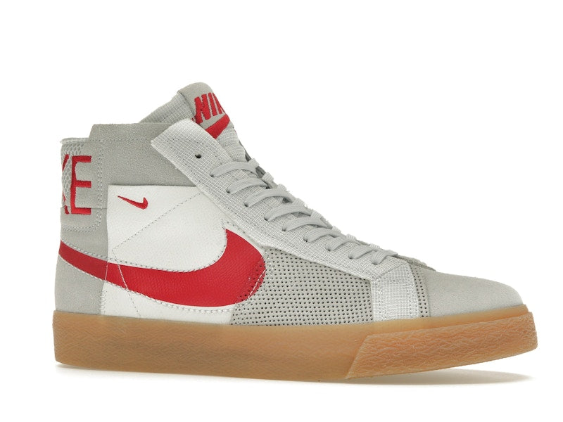 Nike SB Zoom Blazer Mid Premium Deconstructed White University Red Gum
