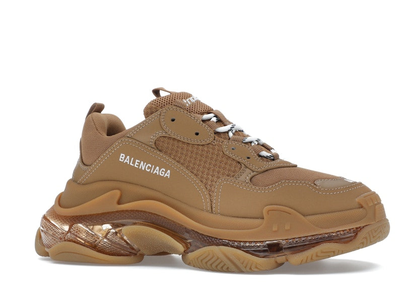 Balenciaga Triple S Clear Sole Light Camel (Women's)