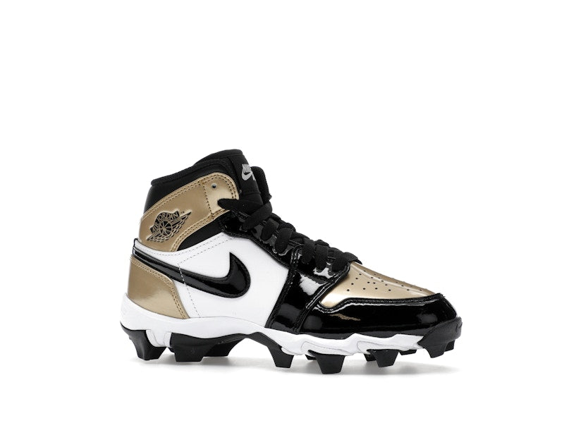 Jordan 1 Mid Cleat Patent Gold Toe (GS)