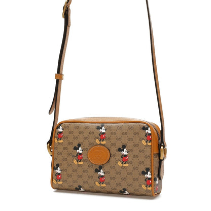 Gucci x Disney Mickey Mouse Crossbody Bag Brown