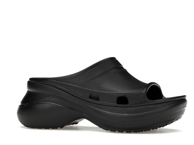 Balenciaga x Crocs Pool Slide Sandals Black (Women's)