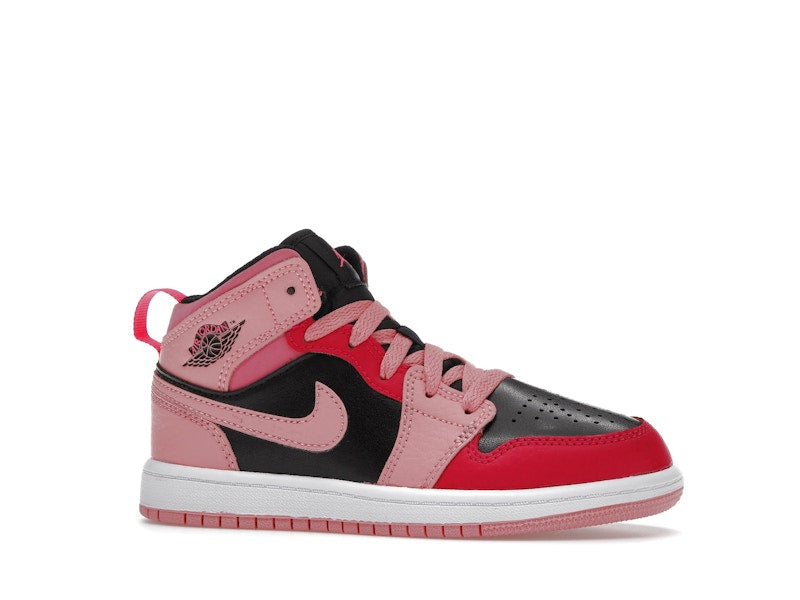 Jordan 1 Mid Coral Chalk (PS)