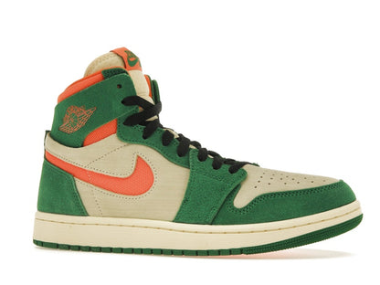 Jordan 1 High Zoom Air CMFT 2 Pine Green Orange Blaze (Women's)