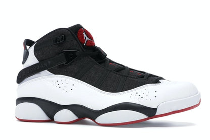 Jordan 6 Rings Black White Gym Red