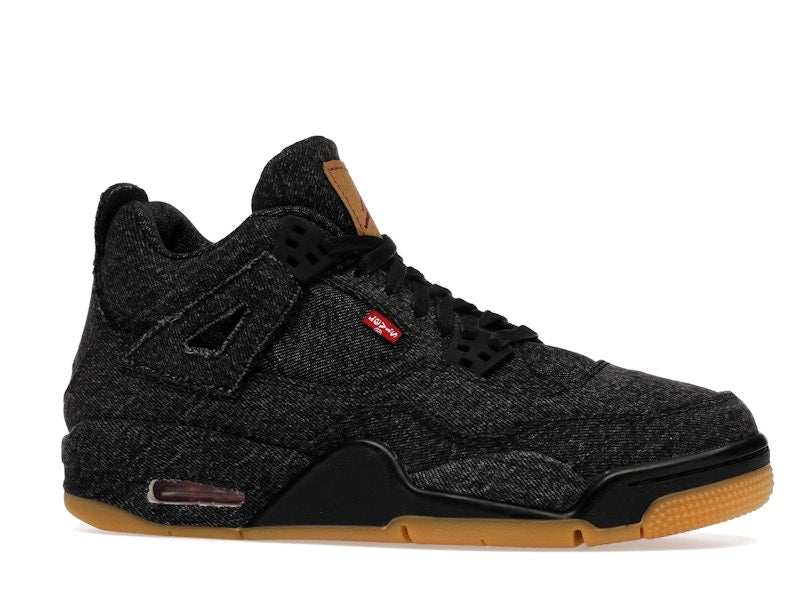 Jordan 4 Retro Levi's Black (GS) (Levi's Tag)