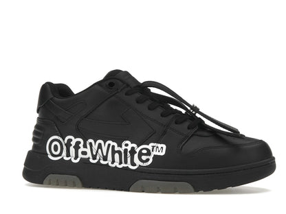 OFF-WHITE Out Of Office OOO Low Tops "Off-White" Black White
