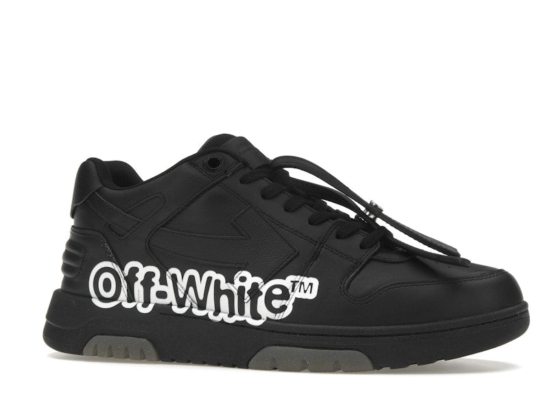 OFF-WHITE Out Of Office OOO Low Tops "Off-White" Black White