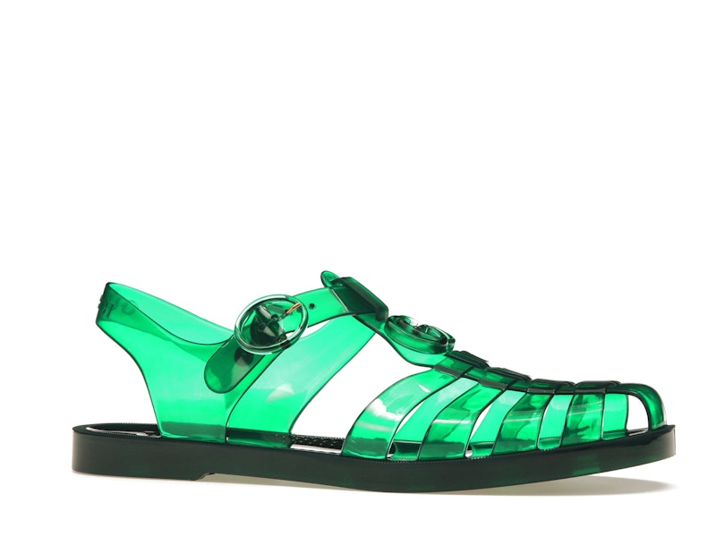 Gucci Double GG Sandal Green Black