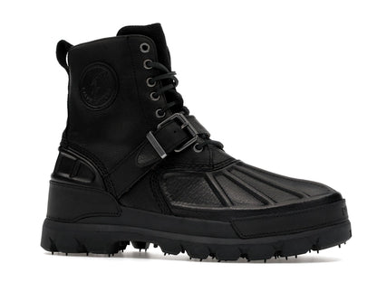 Polo Ralph Lauren Oslo High Oiled Leather Boot Black