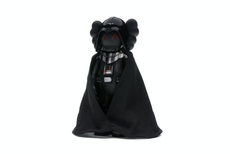 KAWS Star Wars Darth Vader Companion with Cape Vinyl Figure Black