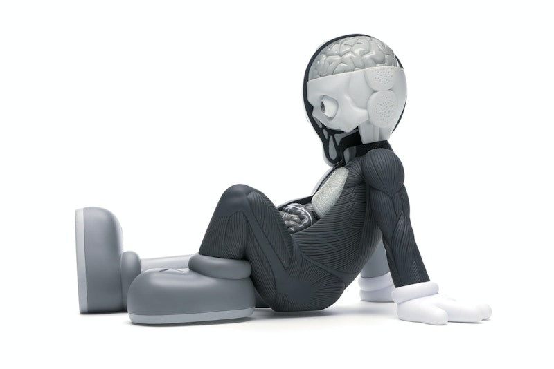KAWS Resting Place Vinyl Figure Grey
