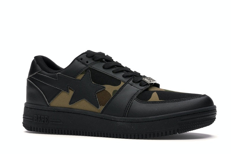 Bape 1st Camo Bape Sta Low Black