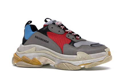 Balenciaga Triple S Grey Red Blue (2018 Reissue)