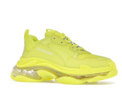 Balenciaga Triple S Clear Sole Fluo Yellow White (Women's)