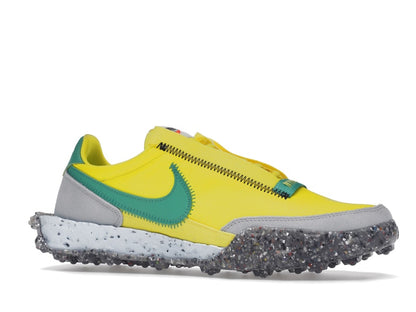 Nike Waffle Racer Crater Yellow Strike Roma Green (Women's)