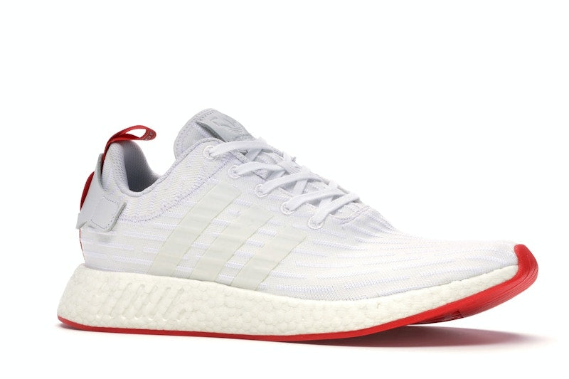 adidas NMD R2 White Core Red Two Toned
