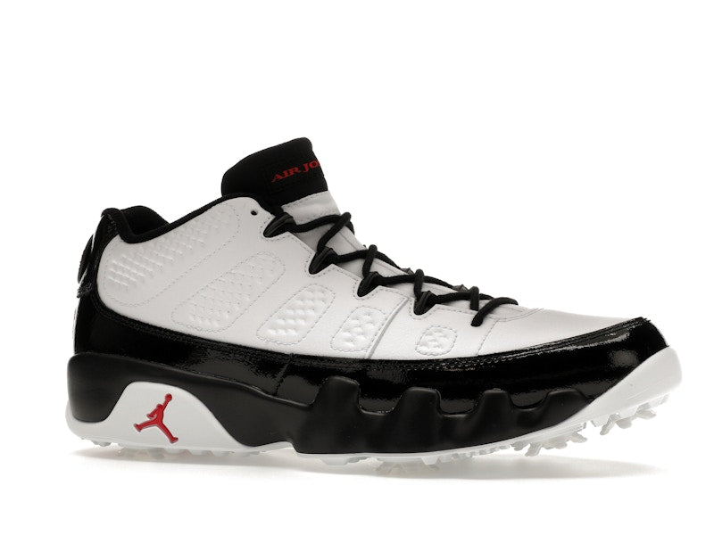 Jordan 9 Retro Low Golf White Black True Red