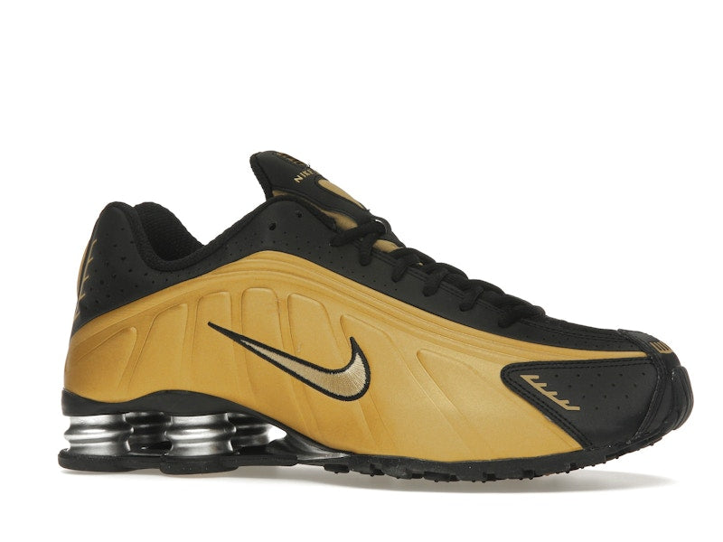 Nike Shox R4 Black Metallic Gold (Women's)