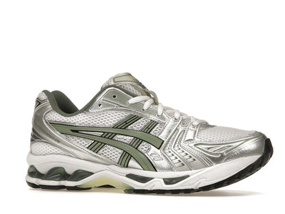 ASICS Gel-Kayano 14 White Pure Silver Slate Grey Sage