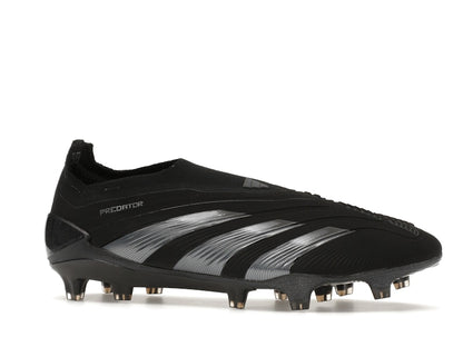 adidas Predator 24 Elite Laceless FG Core Black Carbon