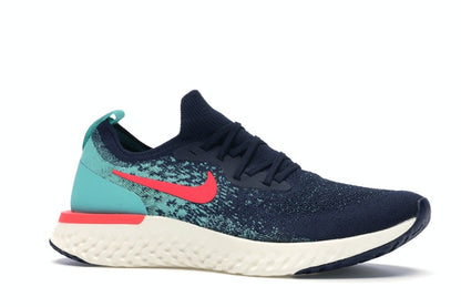 Nike Epic React Flyknit College Navy Hyper Jade
