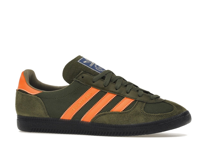 adidas Barrowland SPZL Dust Green Signal Orange