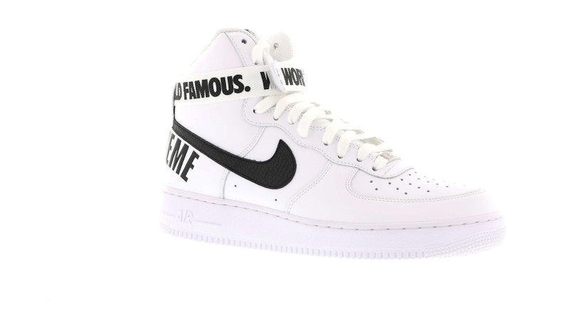 Nike Air Force 1 High Supreme World Famous White