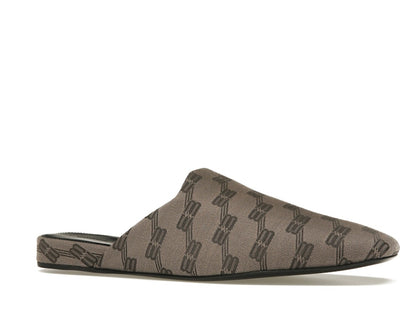 Balenciaga Cozy Jacquard Mules Brown