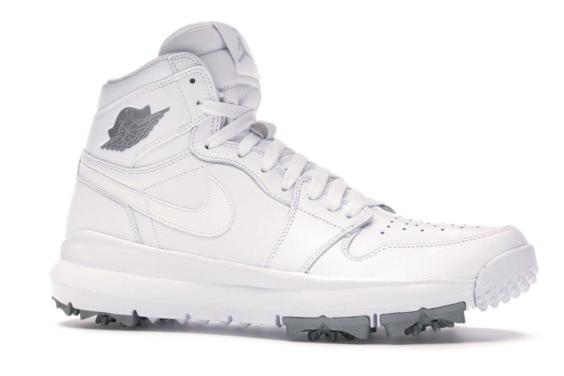 Jordan 1 Retro Golf Cleat White Metallic