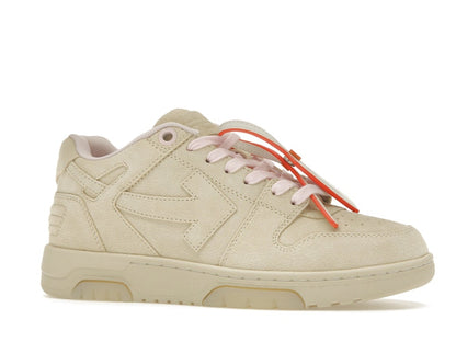 Off-White Out Of Office Suede Beige Pink