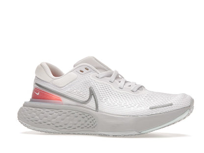 Nike ZoomX Invincible Run Flyknit White Pure Platinum Chile Red