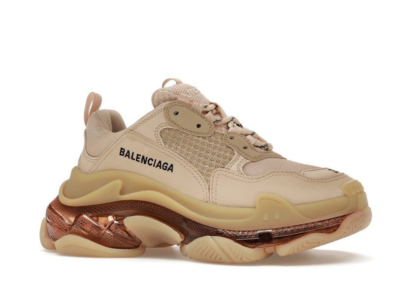 Balenciaga Triple S Clear Sole Beige (Women's)