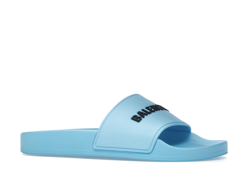 Balenciaga Pool Slide Blue Sky (Womens)