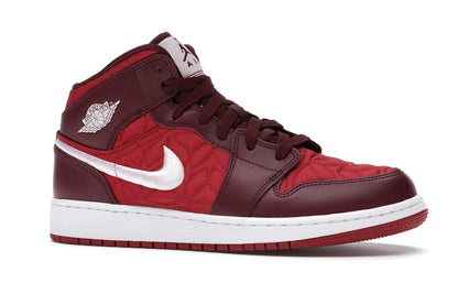 Jordan 1 Mid SE Red Quilt (GS)