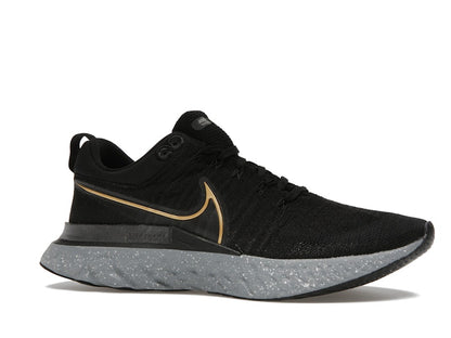 Nike React Infinity Run Flyknit 2 Black Gold