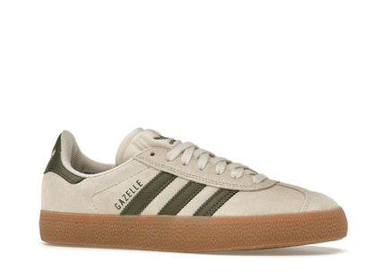adidas Gazelle ADV Ecru Tint Focus Olive