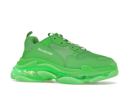 Balenciaga Triple S Clear Sole Bright Green