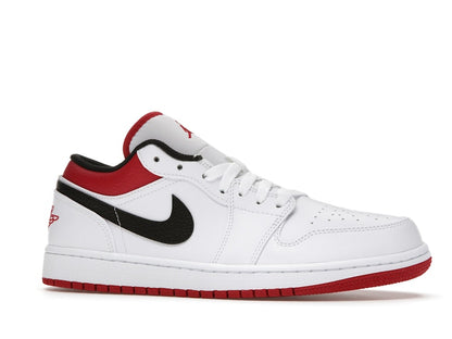 Jordan 1 Low White University Red Black