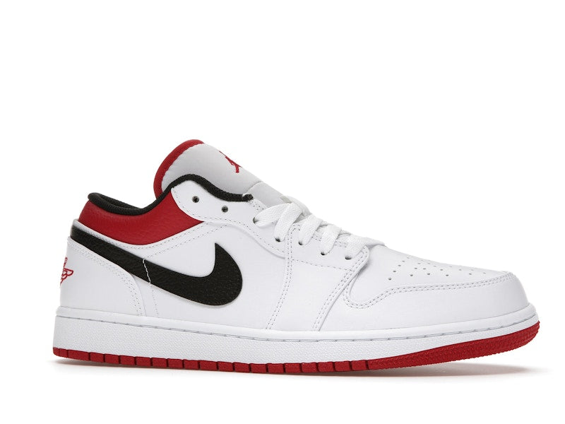 Jordan 1 Low White University Red Black