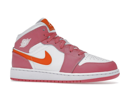 Jordan 1 Mid Pinksicle Safety Orange (GS)