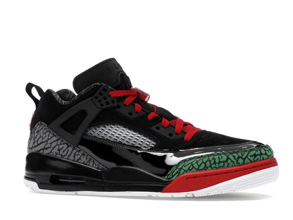 Jordan Spizike Low Black Classic Green White Varsity Red