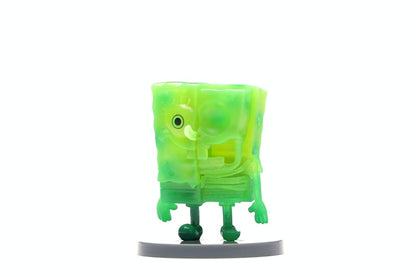 Jason Freeny x Nickelodeon Spongebob Hidden Dissectibles Spongebob Chase Figure Green