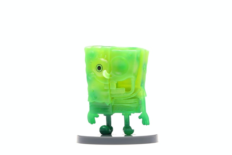 Jason Freeny x Nickelodeon Spongebob Hidden Dissectibles Spongebob Chase Figure Green